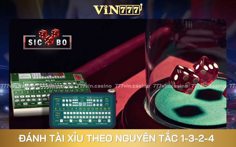 Áp dụng cách chơi tài xỉu online luôn thắng theo nguyên tắc 1-3-2-4