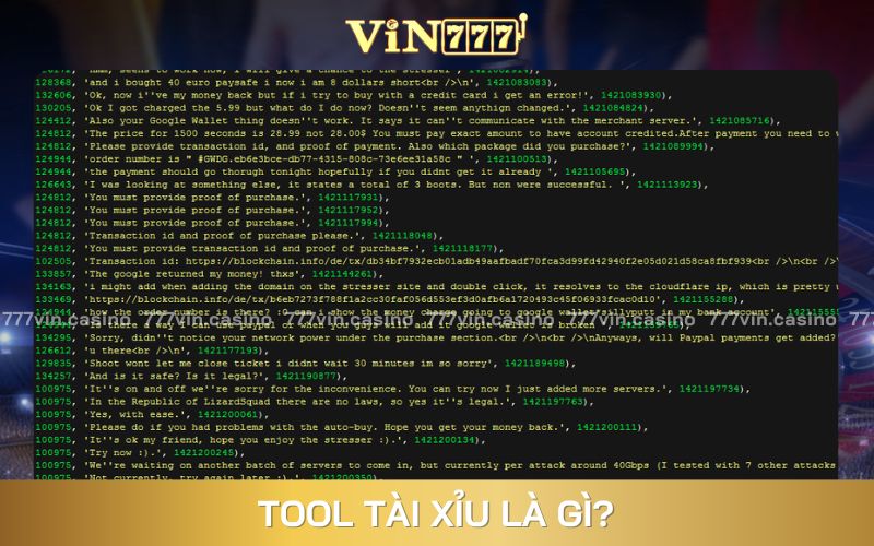 Thế nào là tool hack tài xỉu?