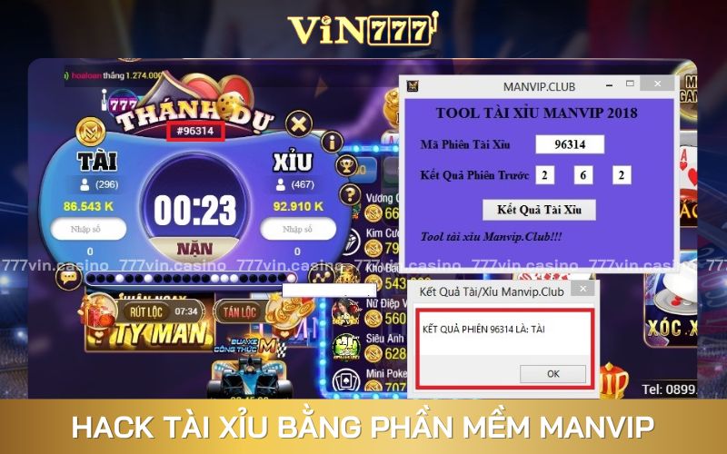 Hướng dẫn tải phần mềm hack tài xỉu miễn phí ManVip