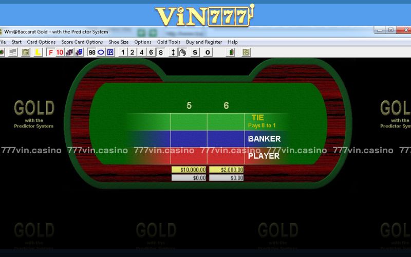 Win@Baccarat Gold with the Predictor System - Dự đoán kết quả Baccarat tại nhà cái